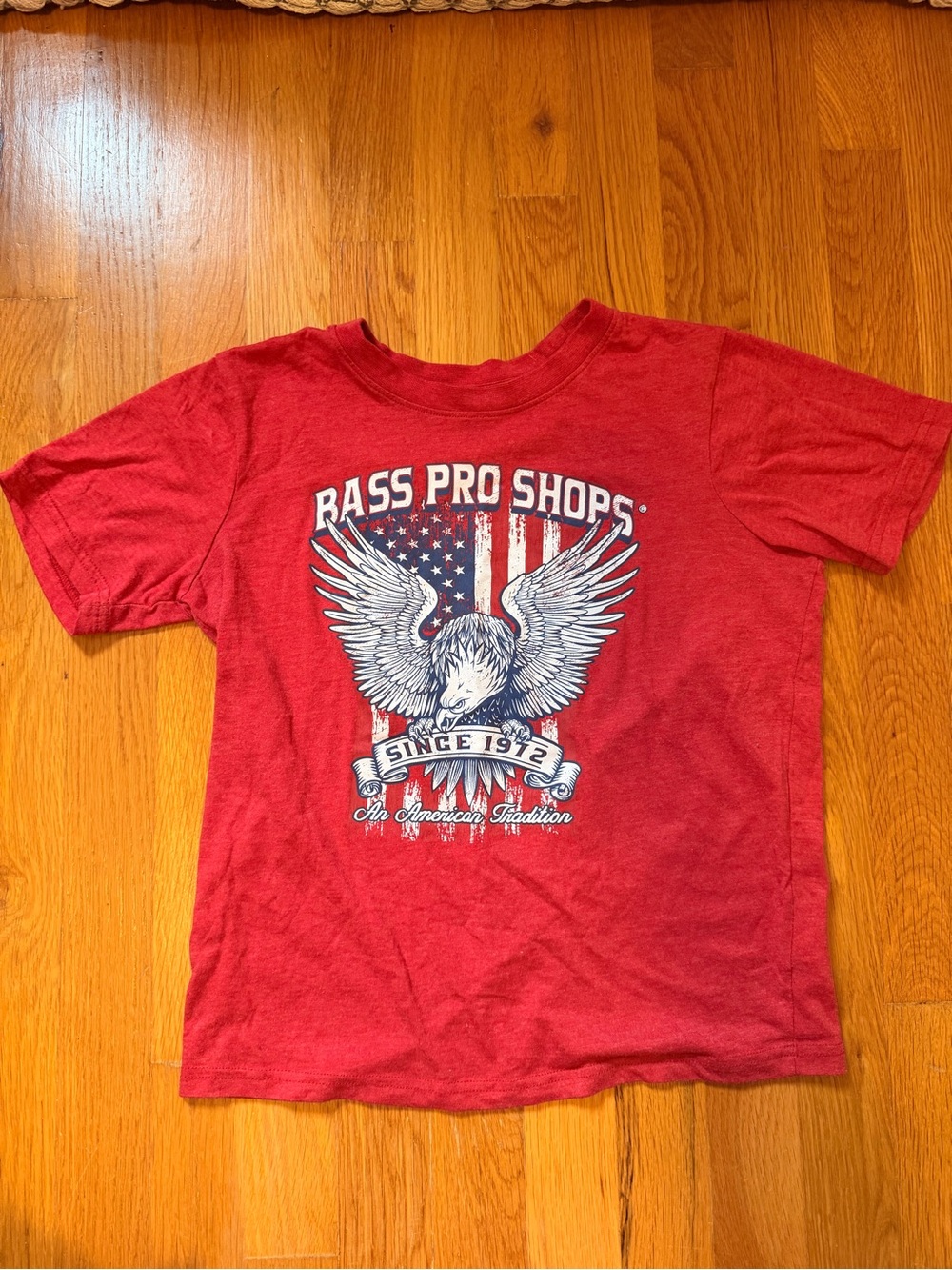 Bass Pro Shops Red American Eagle Graphic Tee